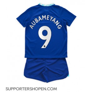 Chelsea Aubameyang #9 Hemmatröja Barn 2022-23 Kortärmad (+ korta byxor)